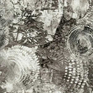 Kenard & Kenard Fabrics Circles Mono Grey Concentrics