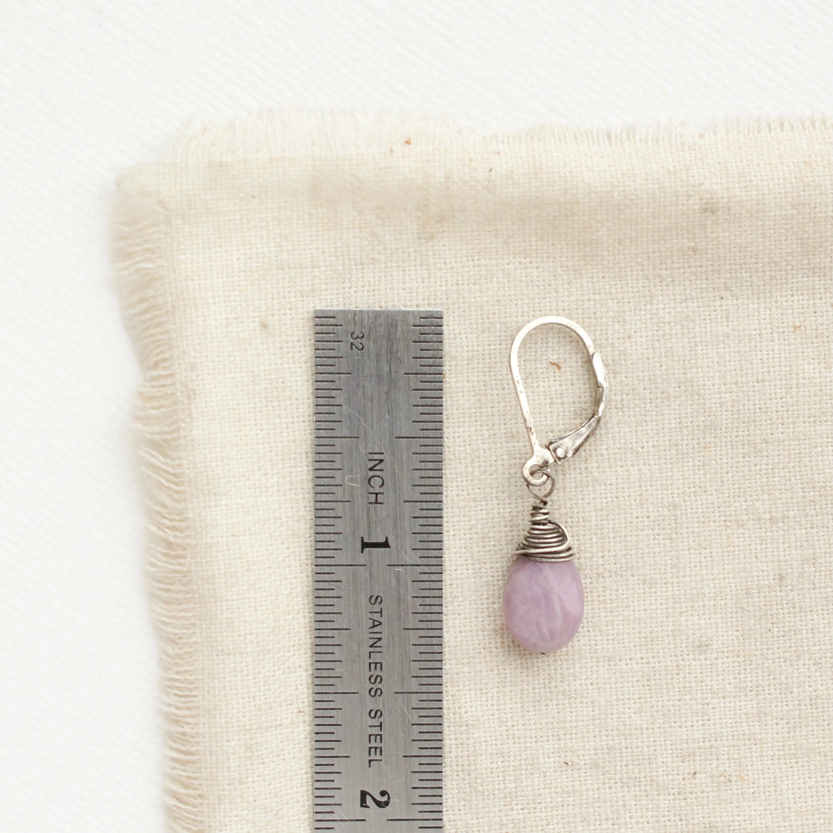 Kunzite Drop Earrings