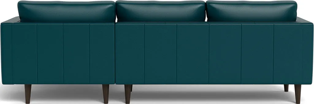 Ladybird 102" Leather Right Chaise Sectional