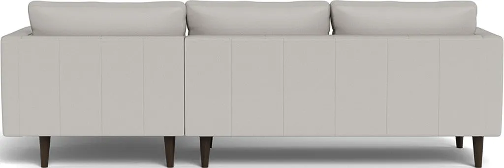 Ladybird 102" Leather Right Chaise Sectional