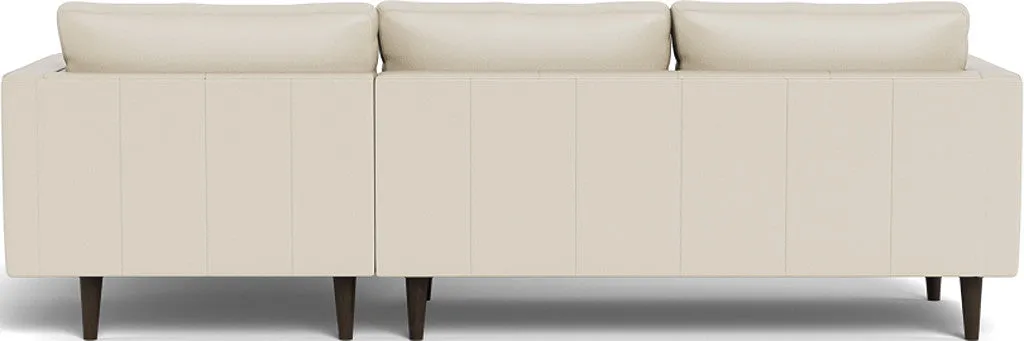 Ladybird 102" Leather Right Chaise Sectional
