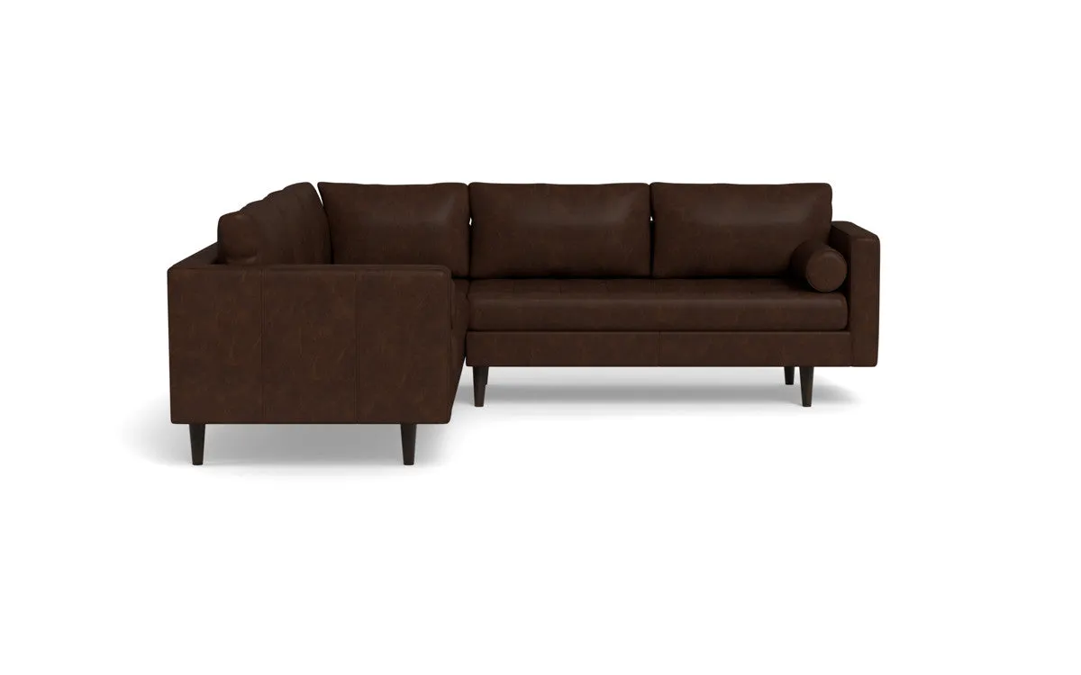 Ladybird 103" Leather Corner Sectional