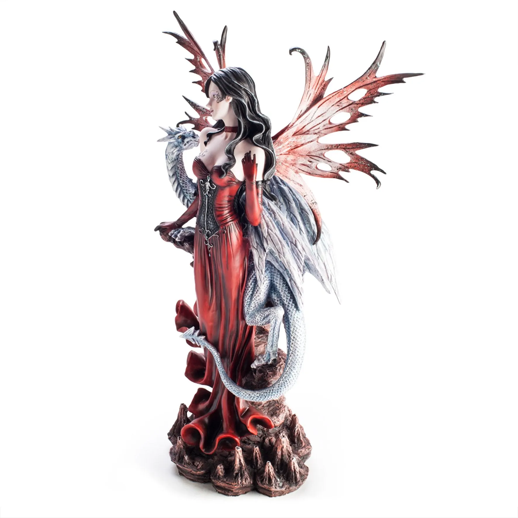 Large Red Fairy with Dragon
