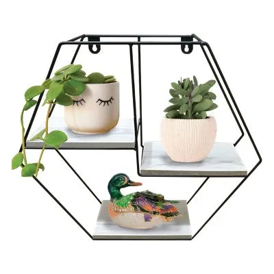 Lauren Taylor - Geometric Metal Shelf