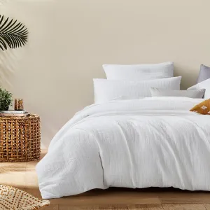 Linen House White Coconut Creme Duvet Cover Set