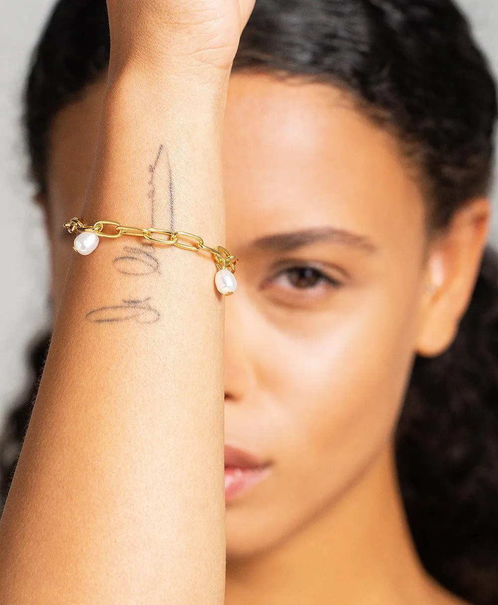 Liva Bracelet 18ct Gold Plated