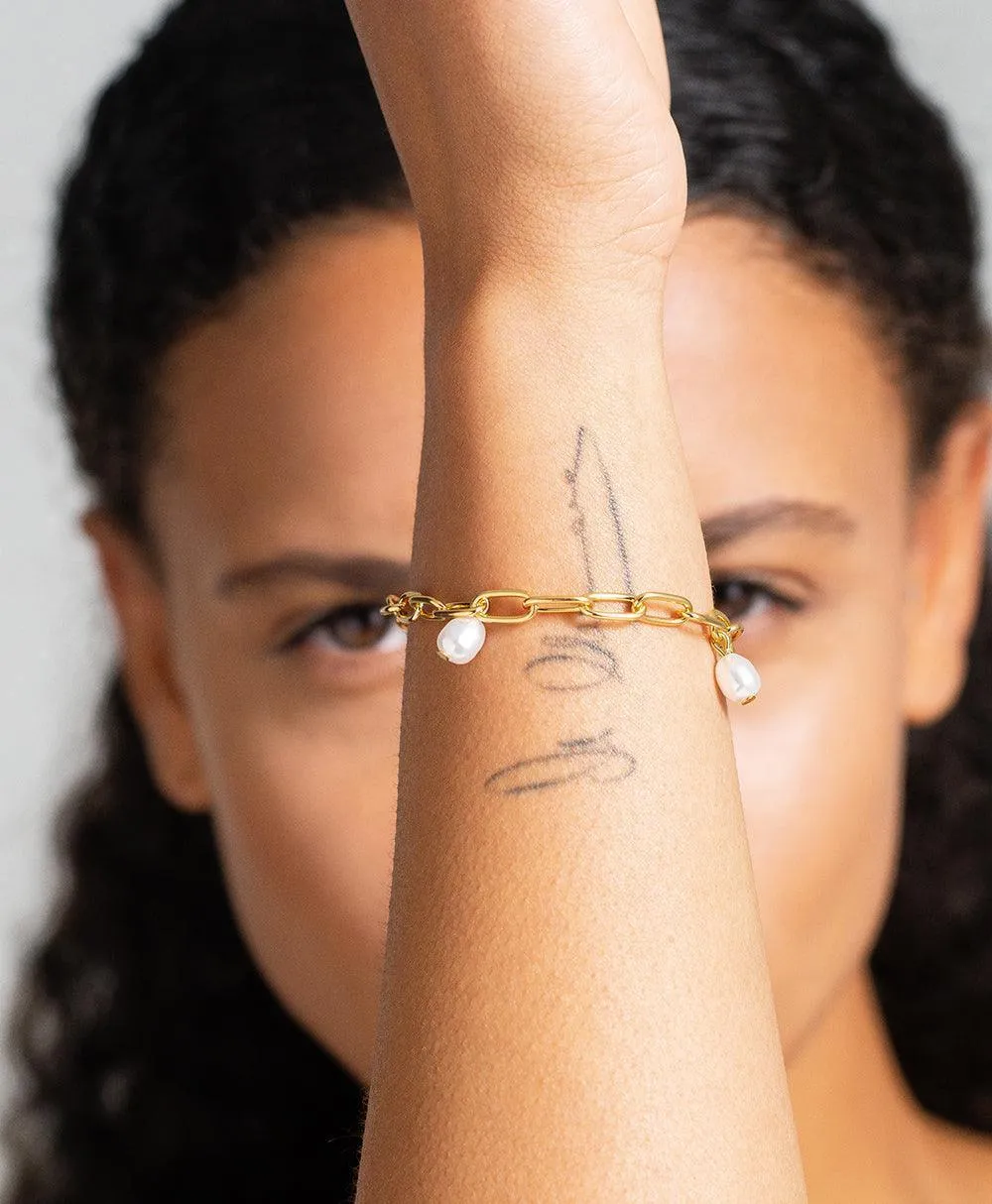 Liva Bracelet 18ct Gold Plated