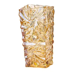 LOOM TREE® 10Inch Glass Hydroponic Bud Vase for Shelves, Windowsill, Cabinets Versatile Amber | Home Decor | Vases