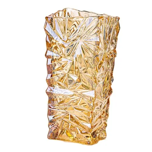 LOOM TREE® 10Inch Glass Hydroponic Bud Vase for Shelves, Windowsill, Cabinets Versatile Amber | Home Decor | Vases