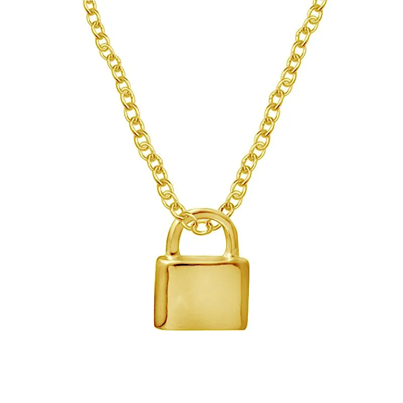 Love Lock Charm Necklace