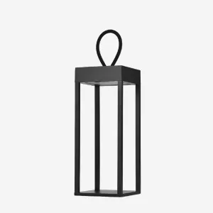 Lumina Outdoor Rechargeable Lantern - Black