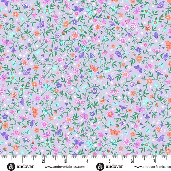 Makower Fairy Dust | Flower Trail | Lilac