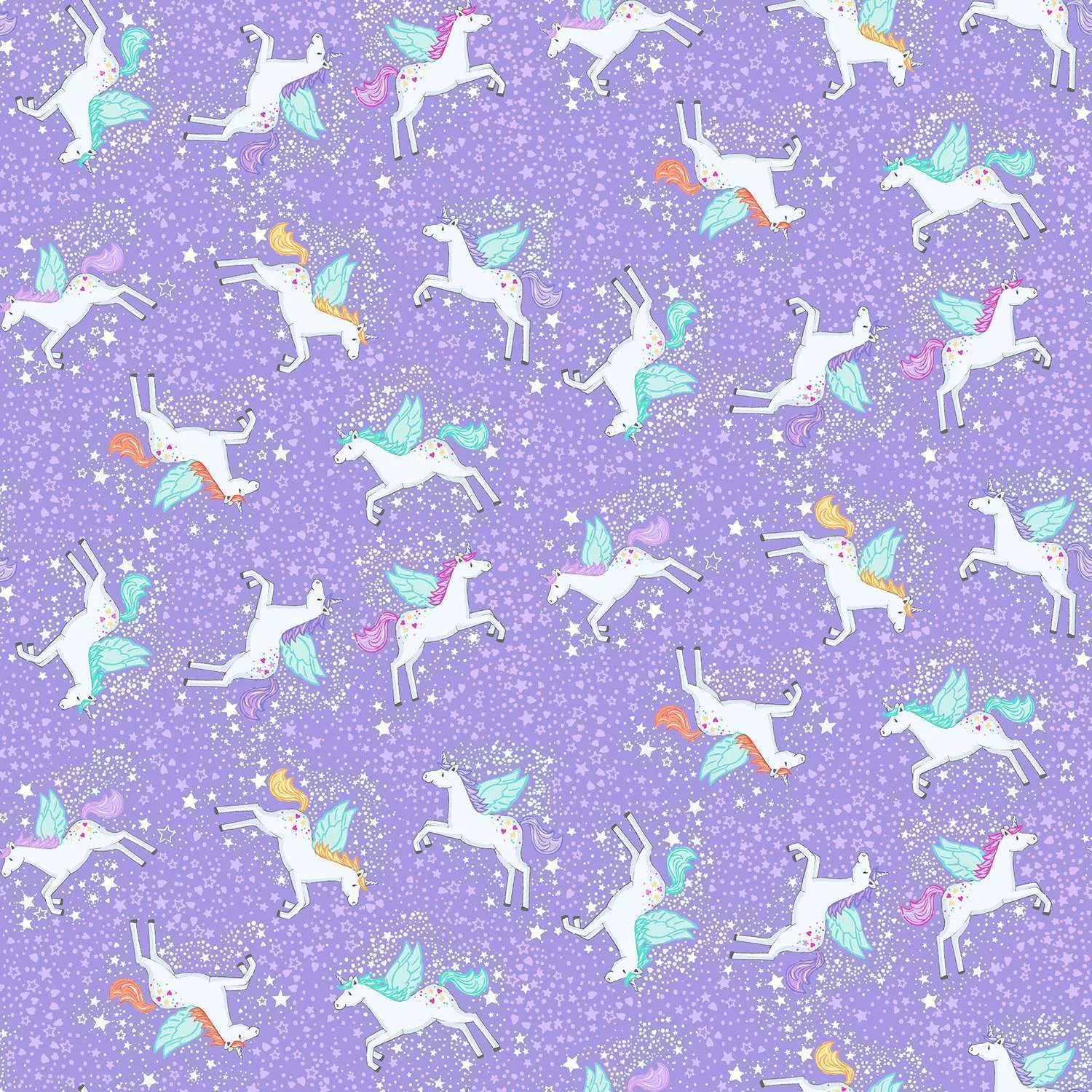 Makower Fairy Dust | Unicorn | Lilac