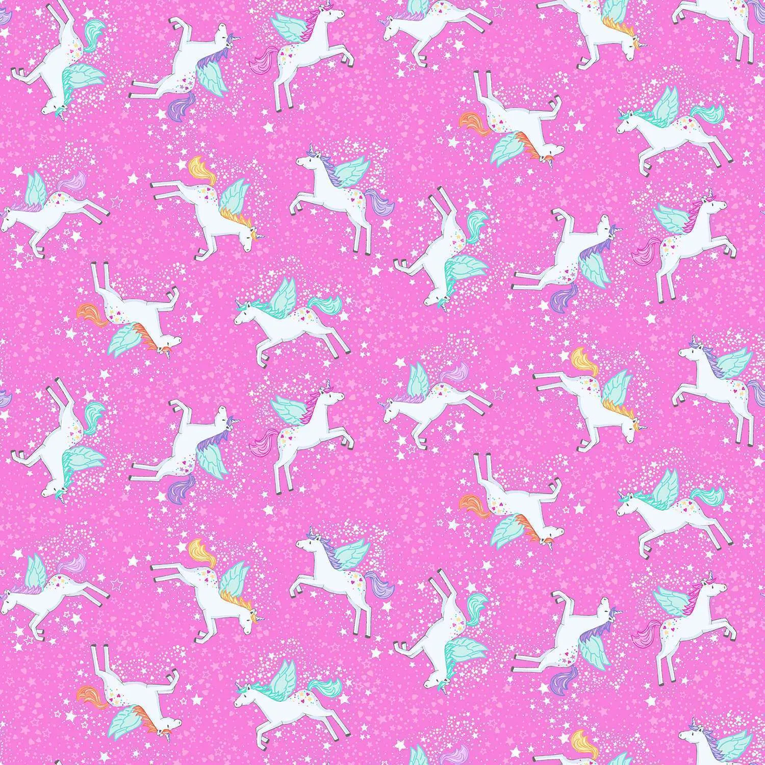 Makower Fairy Dust | Unicorn | Pink