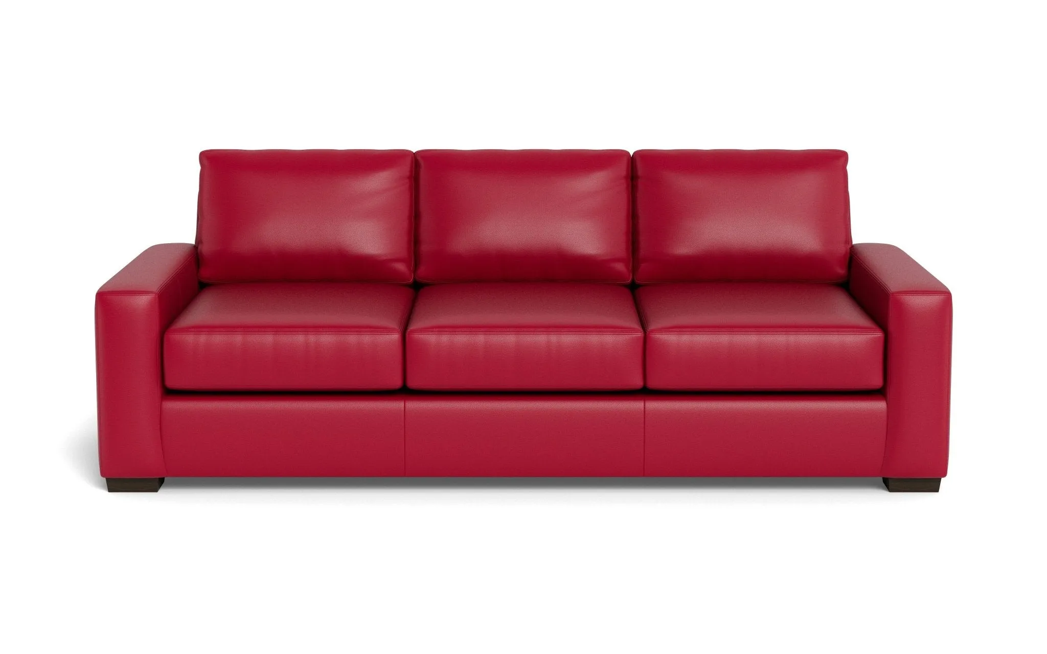 Mas Mesa 101" Deep Leather Estate Sofa