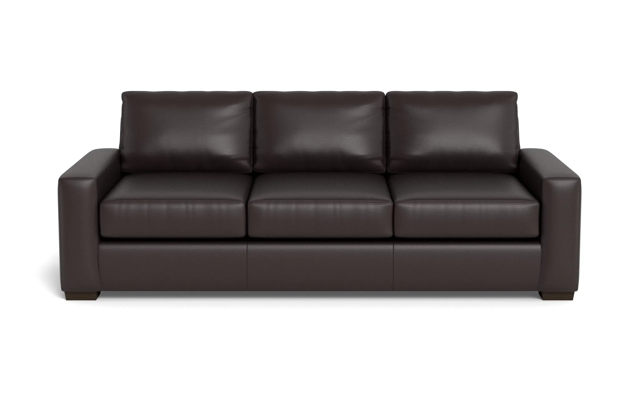 Mas Mesa 101" Deep Leather Estate Sofa