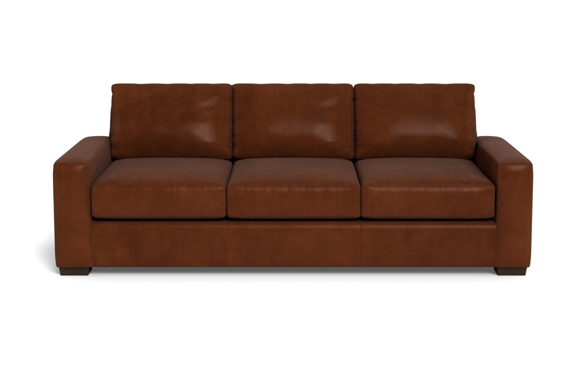 Mas Mesa 101" Deep Leather Estate Sofa