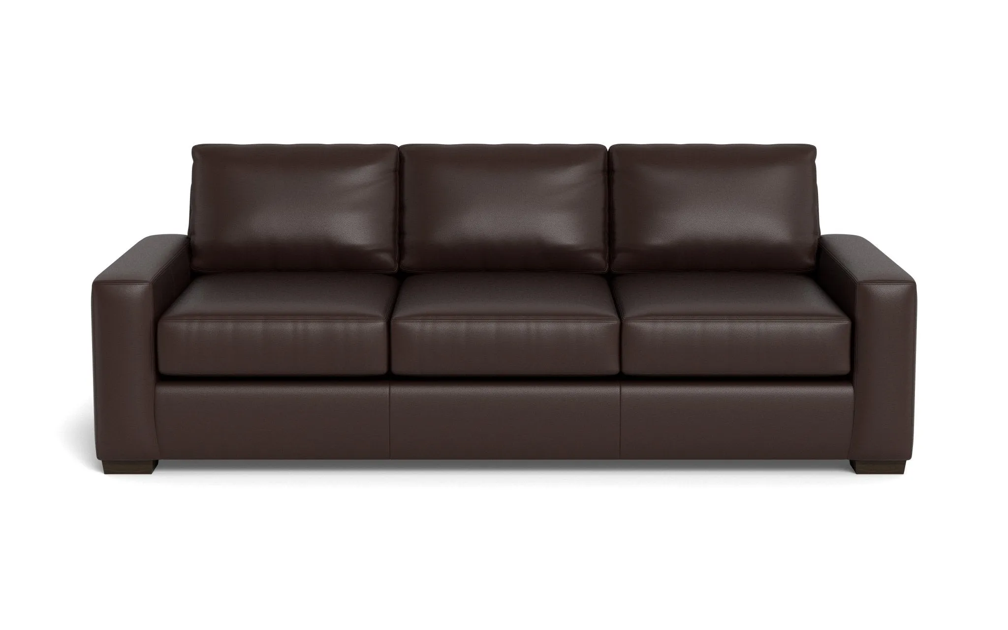 Mas Mesa 101" Deep Leather Estate Sofa