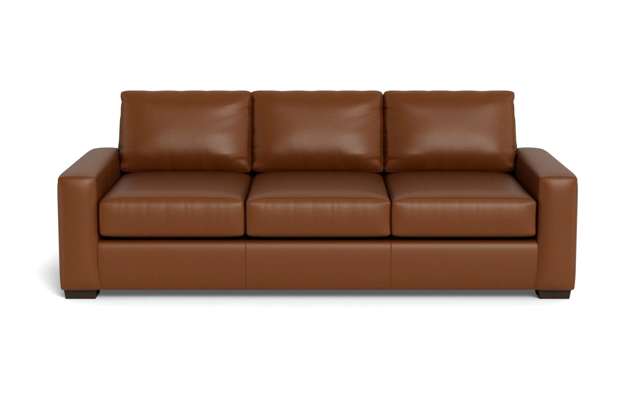 Mas Mesa 101" Deep Leather Estate Sofa