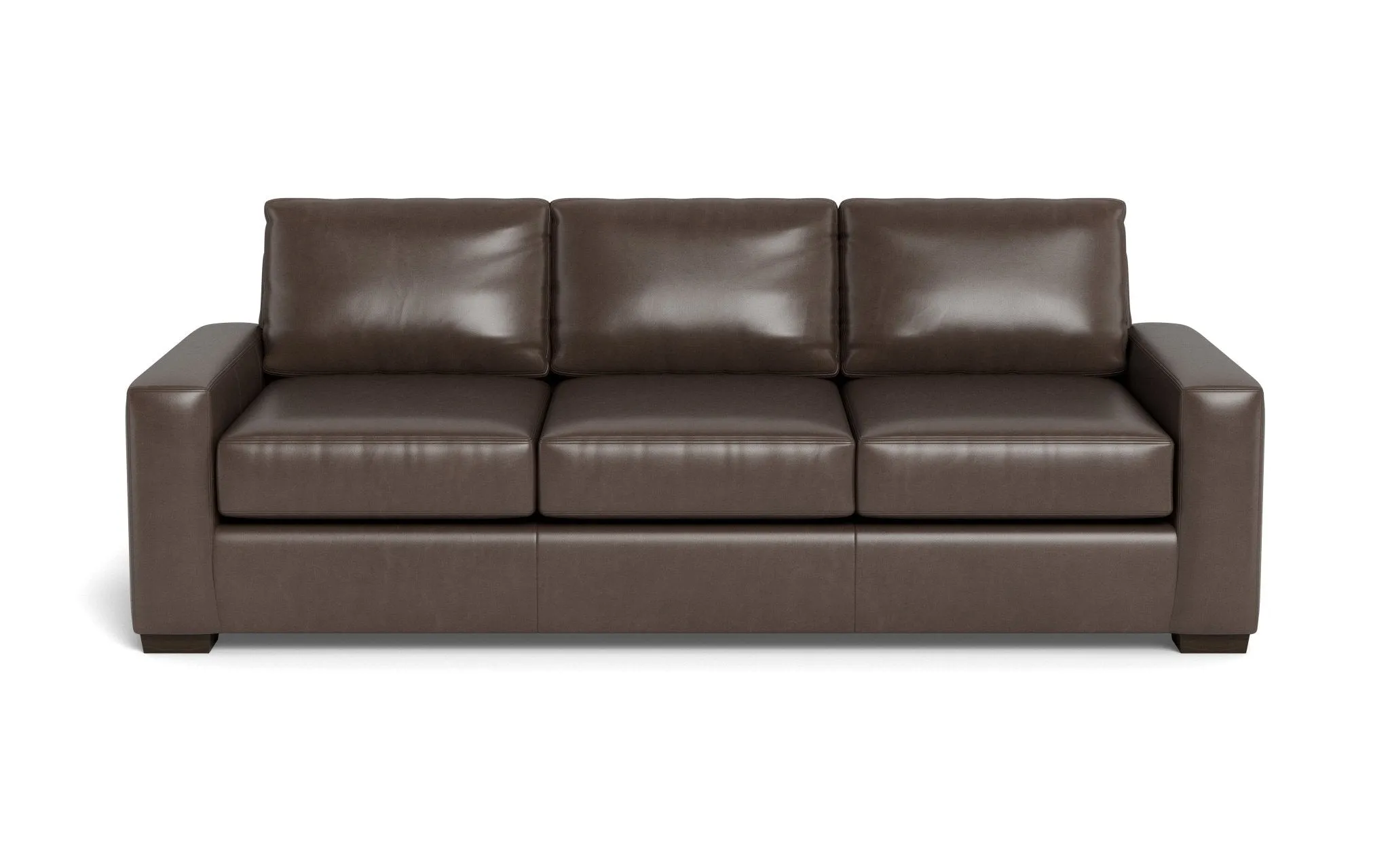 Mas Mesa 101" Deep Leather Estate Sofa