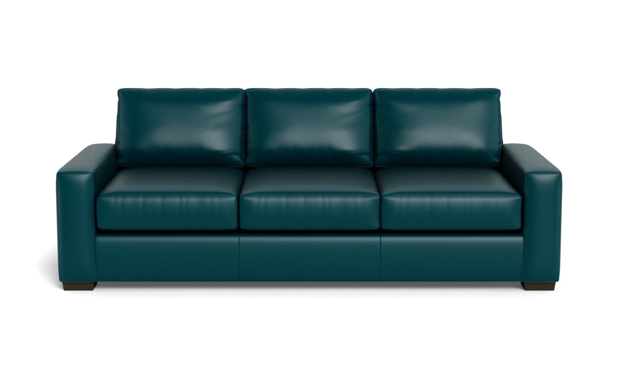 Mas Mesa 101" Deep Leather Estate Sofa