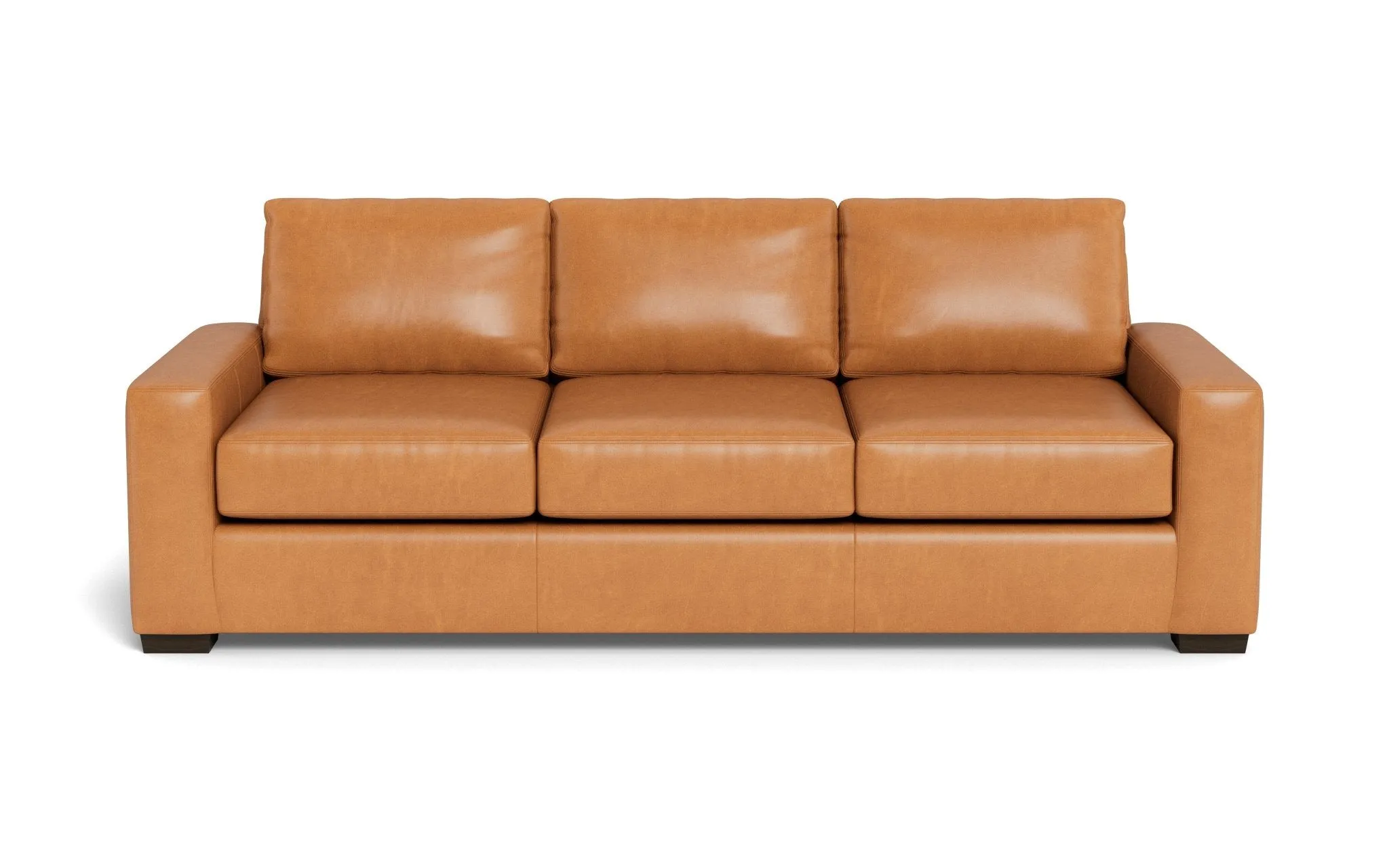 Mas Mesa 101" Deep Leather Estate Sofa
