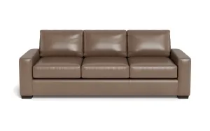 Mas Mesa 101" Deep Leather Estate Sofa