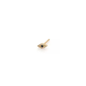 MASIEL MINI DIAMOND EVIL EYE EARRING