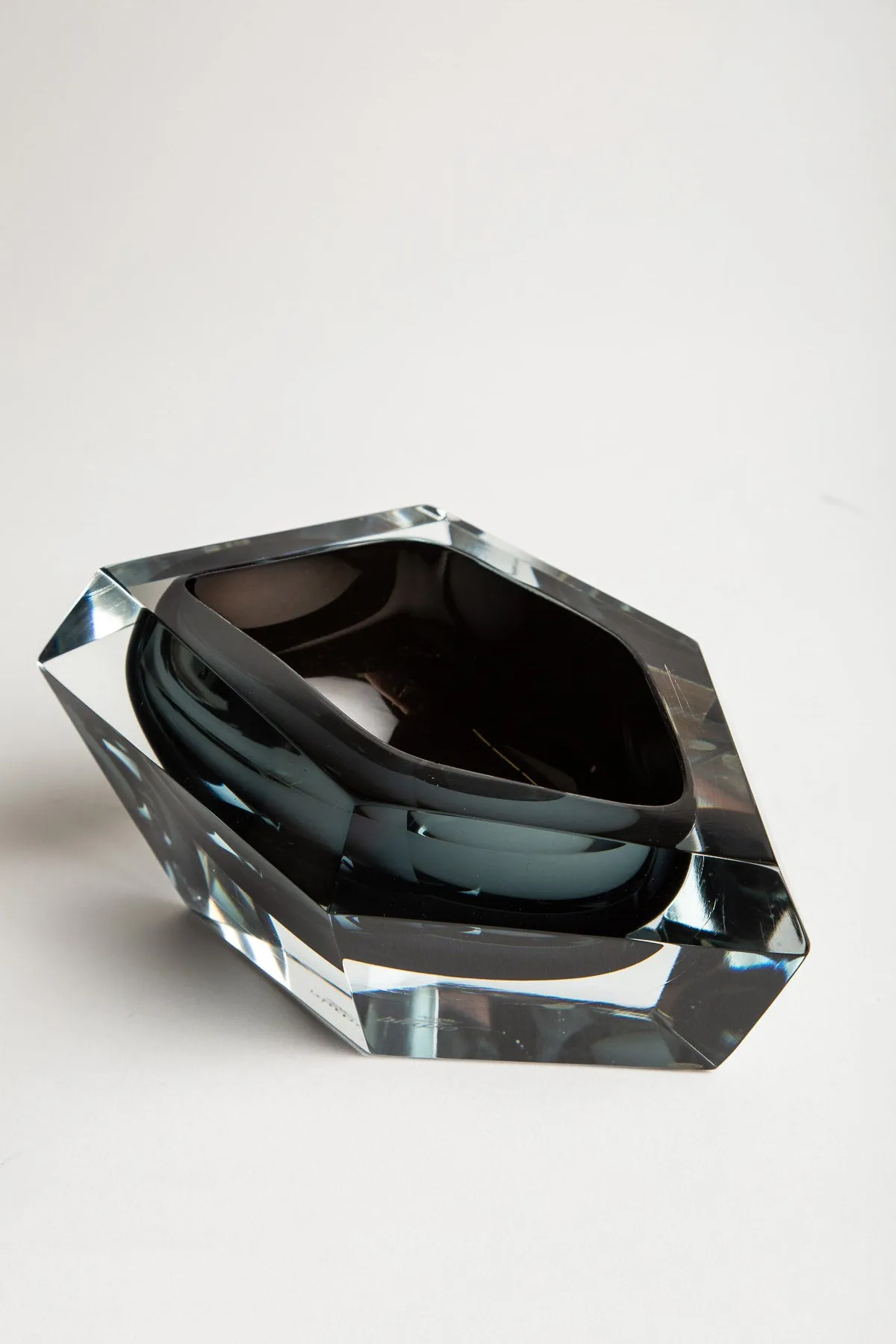 MAXFIELD PRIVATE COLLECTION | PURHO BLACK MURANO GLASS BOWL