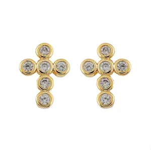 Mimi Mini Cross Studs