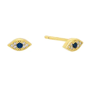 Mini Evil Eye Stud Earring