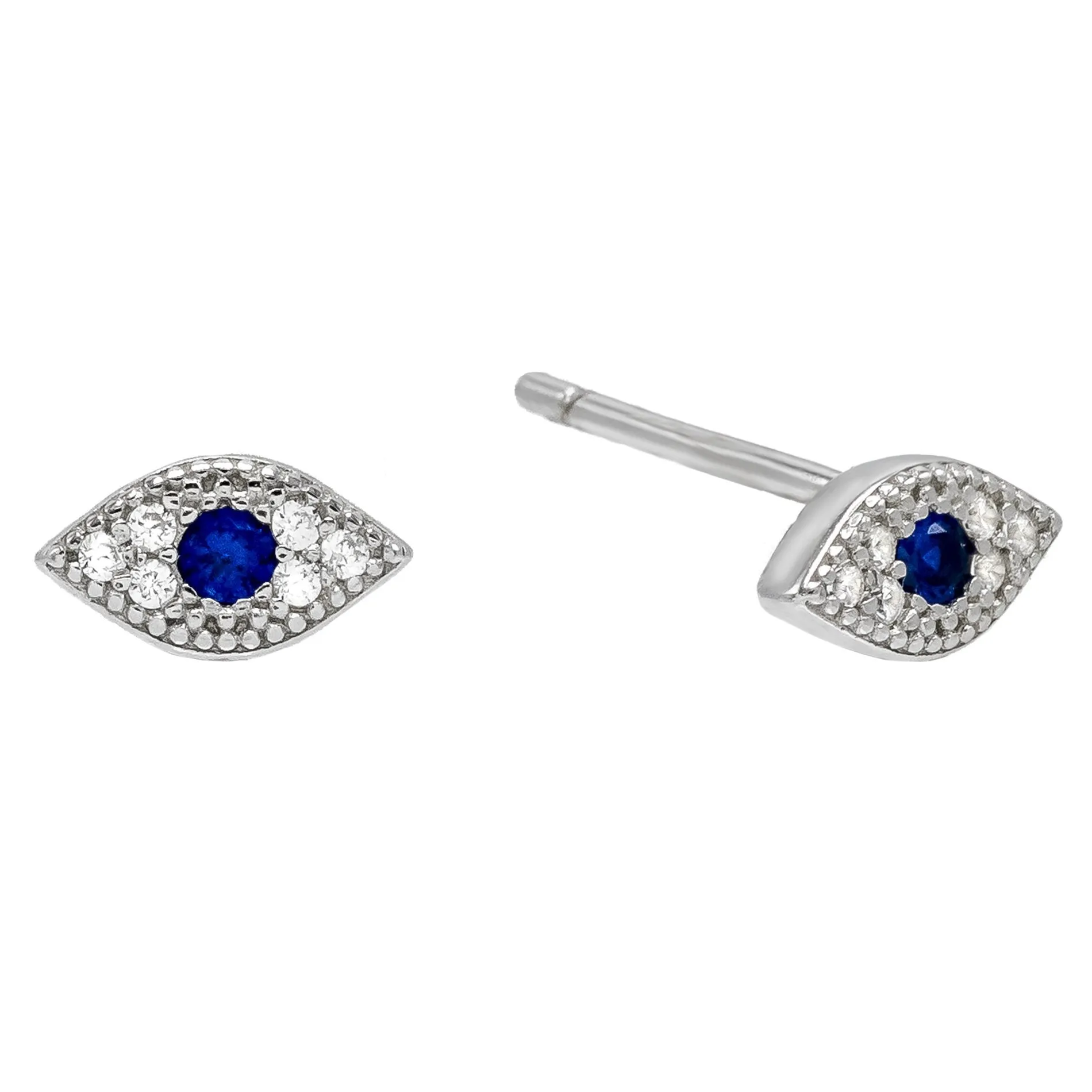 Mini Evil Eye Stud Earring