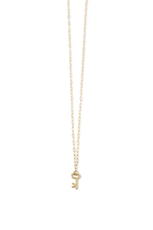 Mini Key to My Heart Necklace by Luana Coonen