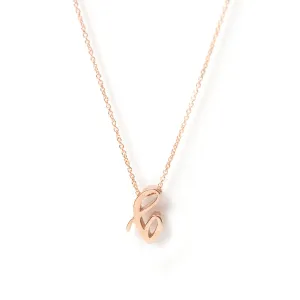 Mini Love Letter Necklace (Rose Gold)