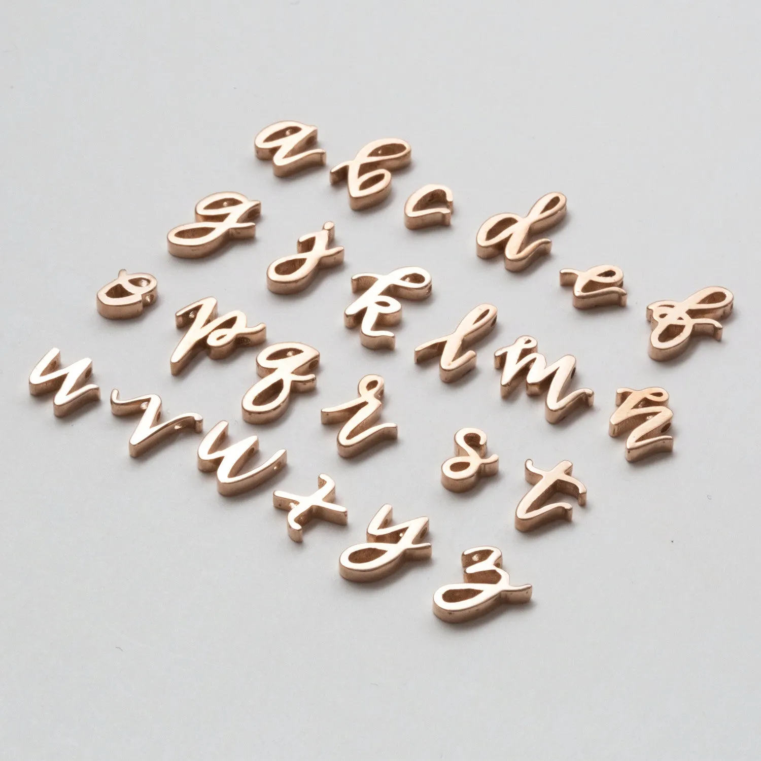 Mini Love Letter Necklace (Rose Gold)
