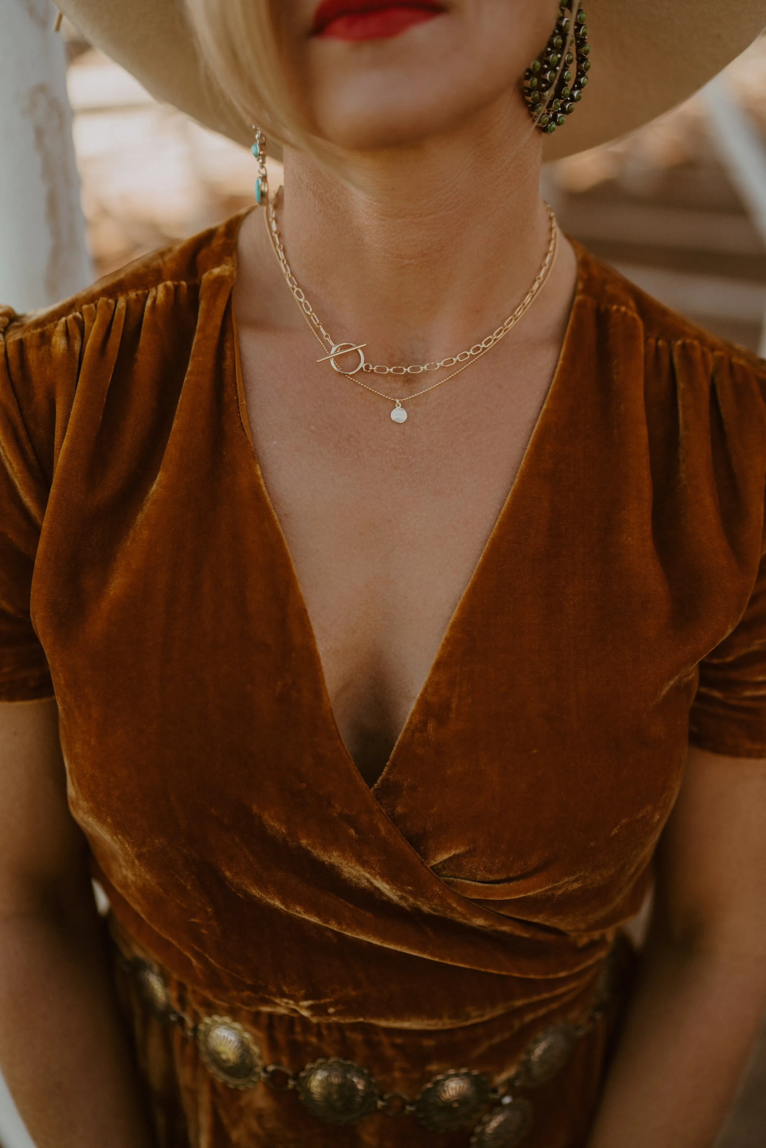 Mini Smiley Face Necklace