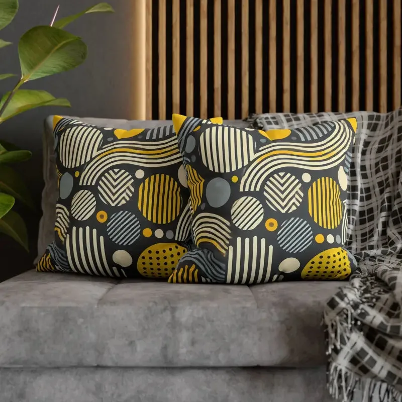 Modern Geometric Pillowcase Spun Polyester Home Decor