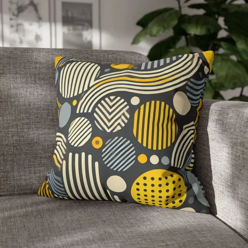 Modern Geometric Pillowcase Spun Polyester Home Decor