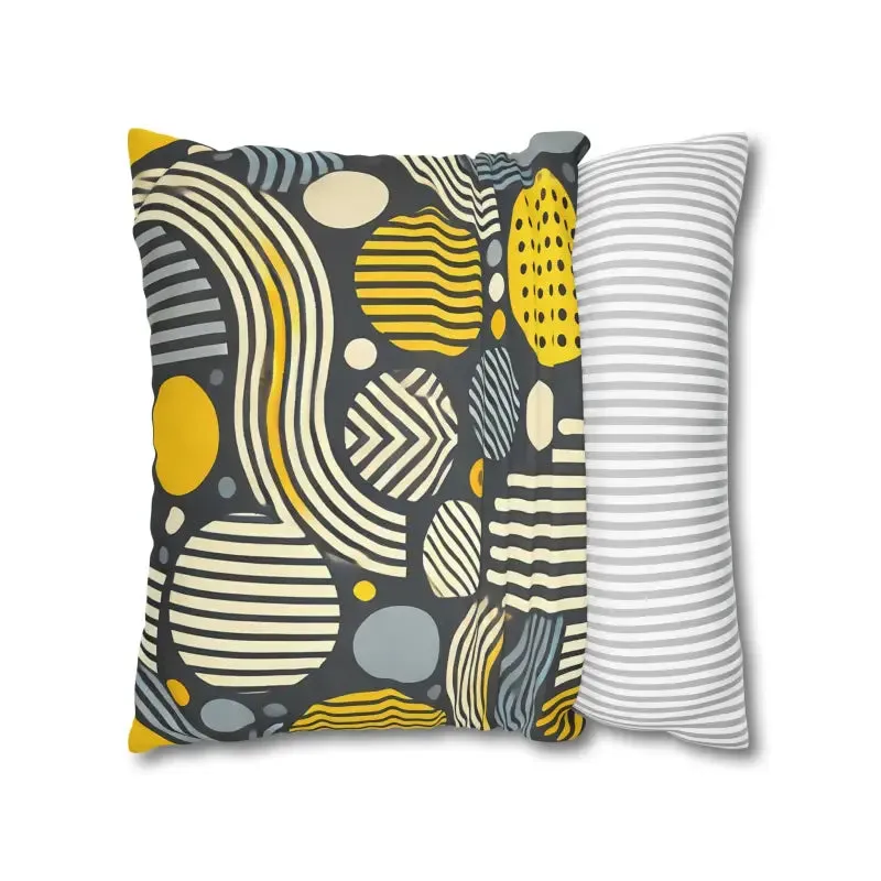 Modern Geometric Pillowcase Spun Polyester Home Decor