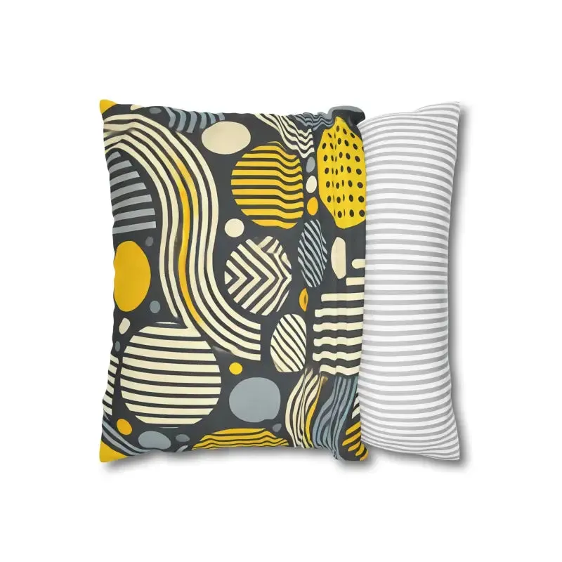 Modern Geometric Pillowcase Spun Polyester Home Decor