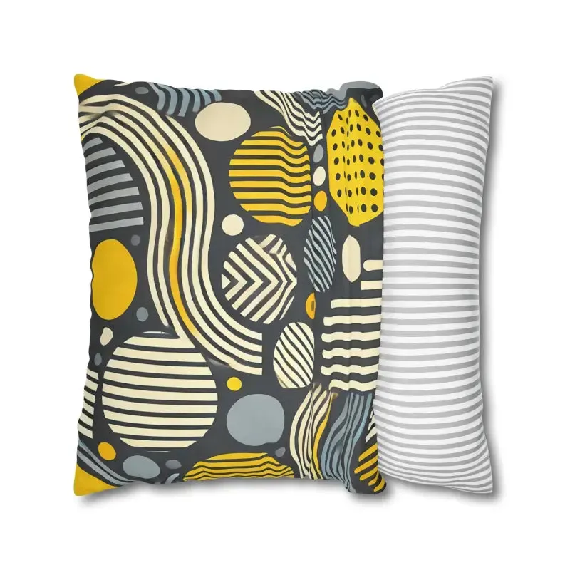 Modern Geometric Pillowcase Spun Polyester Home Decor