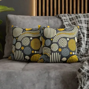 Modern Geometric Pillowcase Spun Polyester Home Decor
