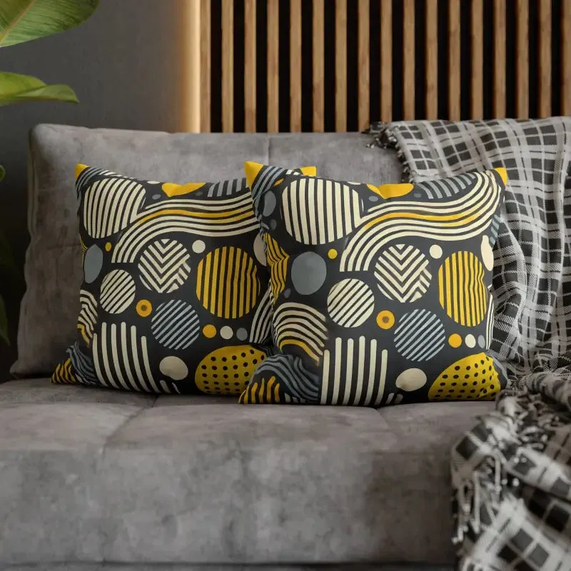 Modern Geometric Pillowcase Spun Polyester Home Decor