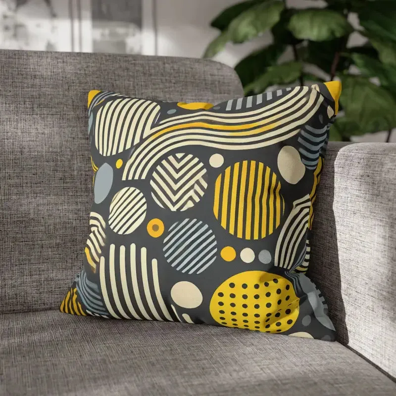 Modern Geometric Pillowcase Spun Polyester Home Decor