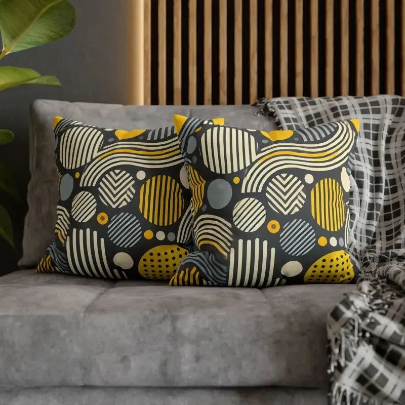 Modern Geometric Pillowcase Spun Polyester Home Decor