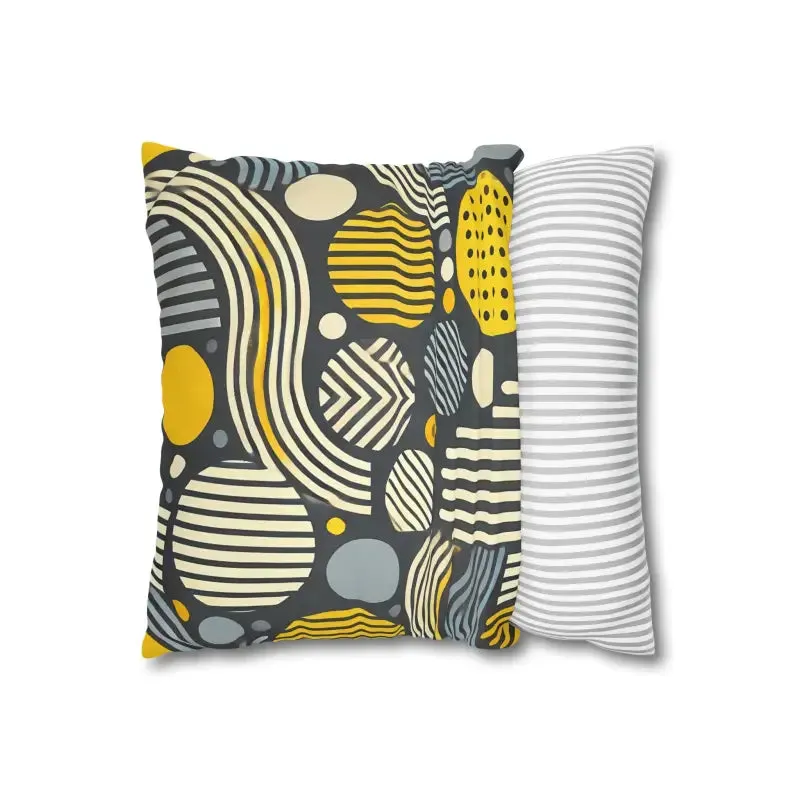 Modern Geometric Pillowcase Spun Polyester Home Decor