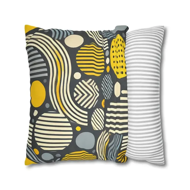 Modern Geometric Pillowcase Spun Polyester Home Decor