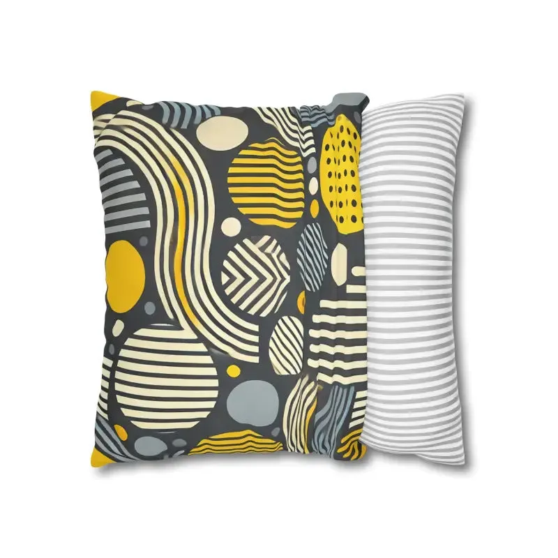 Modern Geometric Pillowcase Spun Polyester Home Decor