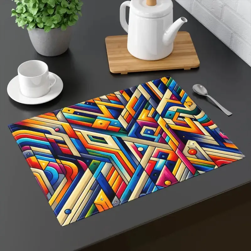 Modern Masterpiece Geometrical Pattern Placemat