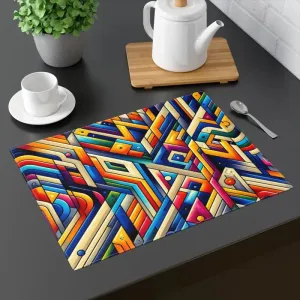 Modern Masterpiece Geometrical Pattern Placemat